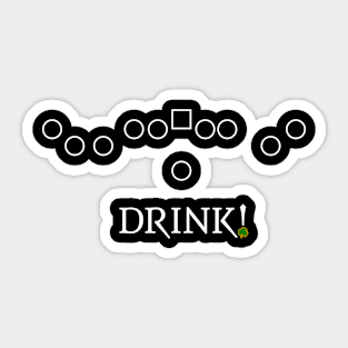 Five Wide - DRINK! Sticker